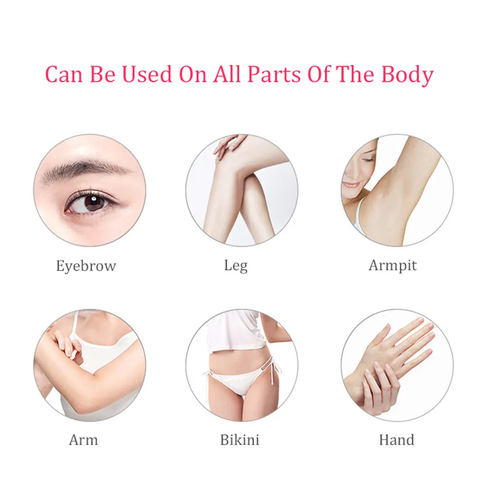 Finishing Touch Hair Remover Electric Razor for Women with LED Light Instant and Painless Portable Lipstick Hair Removal Tools