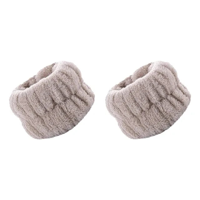 Wrist Washband Belt Wrist Washing Soft Microfiber Towel Wristbands for Washing Face Water Absorption Washing Prevent Wetness