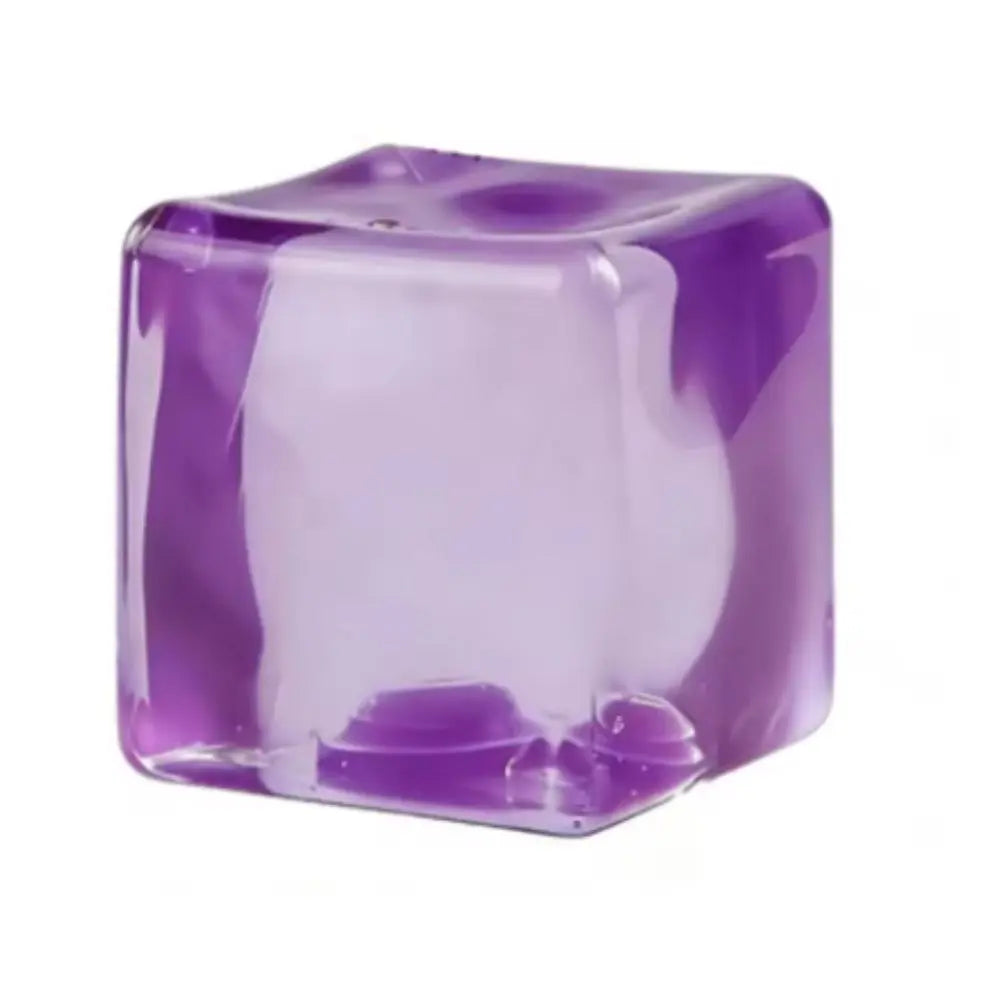 Schylling Needoh Nice Cube -Stress Relief Squishy Toy, Sensory Toy, Cube Squeeze Ball, Vent Toy, Kids Gift, Red Purple Blue, Sn