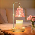 Candle Warmer Lamp with Timer Dimmer, Adjustable Height Pink Tulip Design, Flame-Free Safe for Home Decor and Gifts
