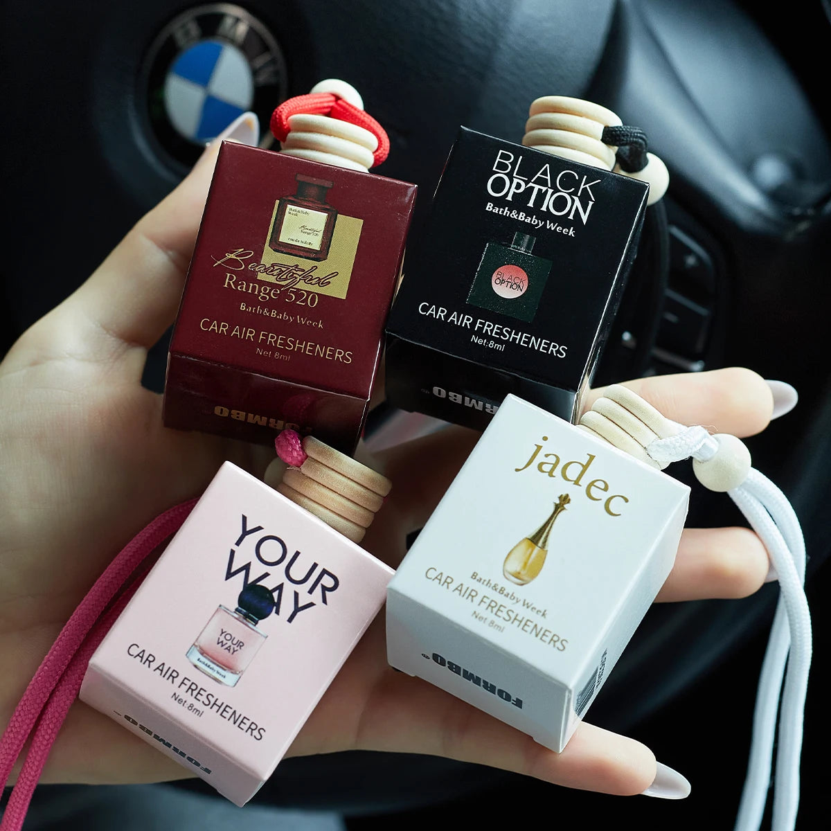 1-4 Perfume for cars - fresh air for cars, car fragrance for car interior parts, lasting and fresh fragrance, suitable for cars
