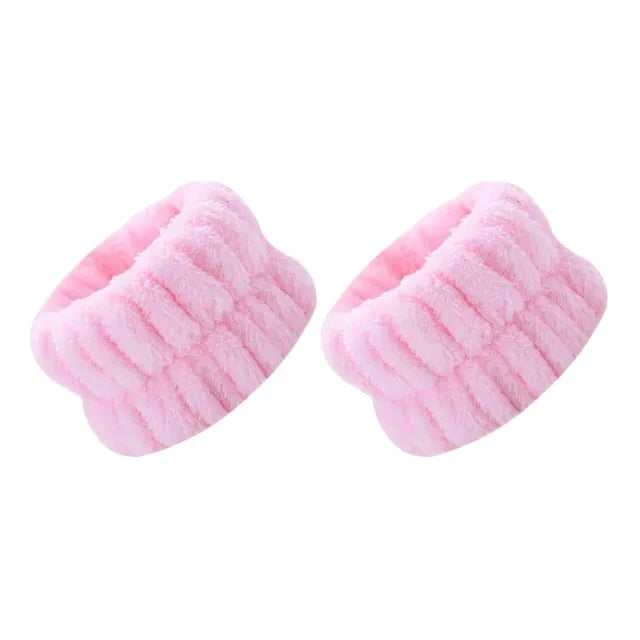 Wrist Washband Belt Wrist Washing Soft Microfiber Towel Wristbands for Washing Face Water Absorption Washing Prevent Wetness